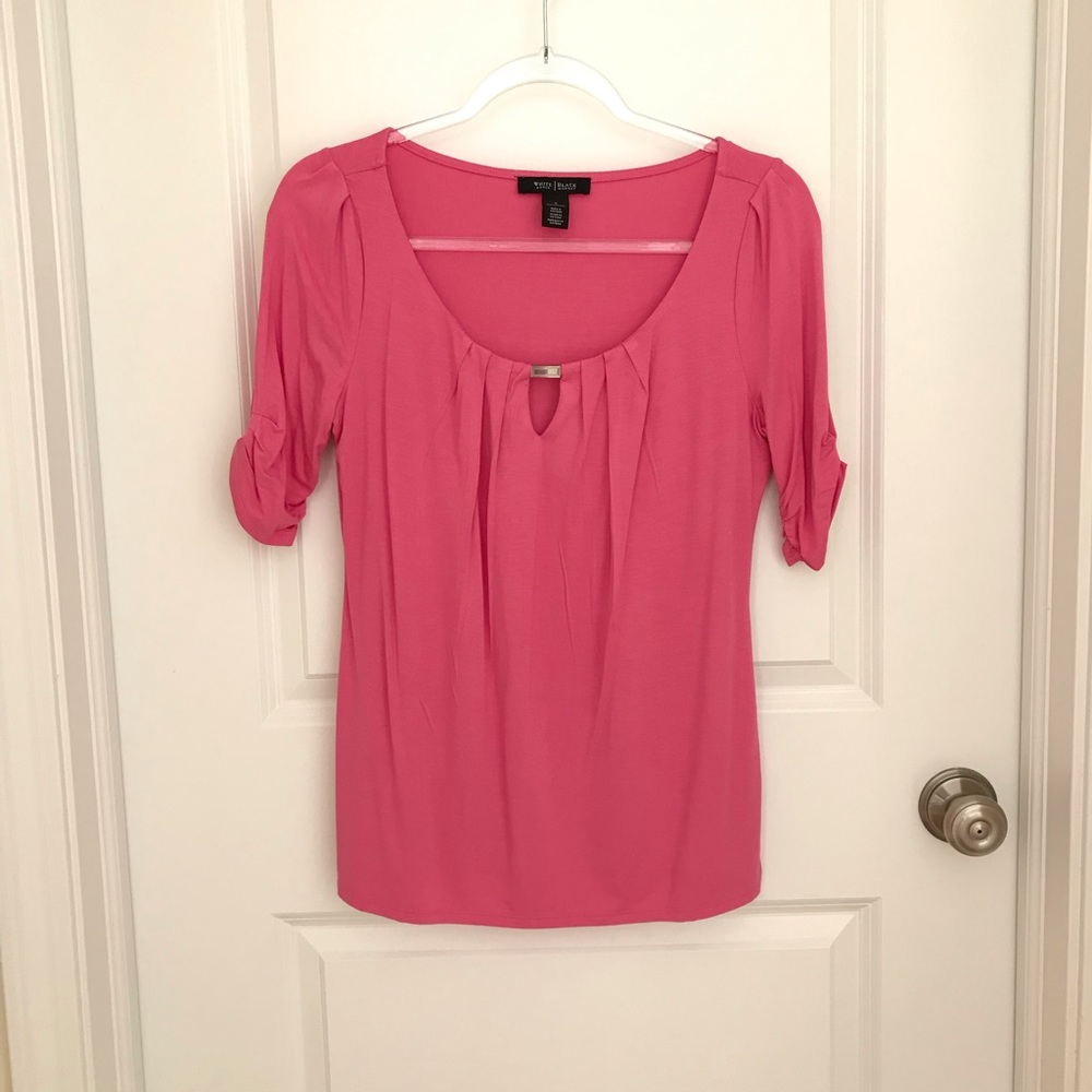 NWOT Whitehouseblackmarket scoop neck top